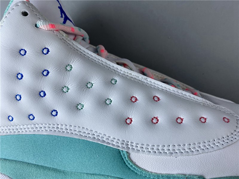 AIR JORDAN 13 Aurora Green GS(439358-100)
